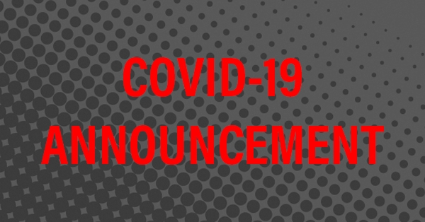 COVID-19 announcement